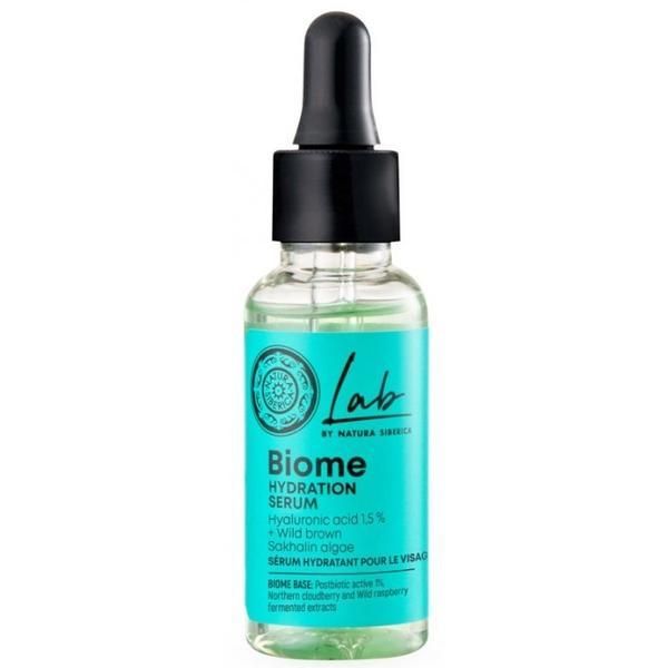 Natura Siberica Серум за лице с хиалуронова киселина и екстракт от кафяви водорасли Hydration Lab Biome Hydration Serum от Natura Siberica, 30 мл