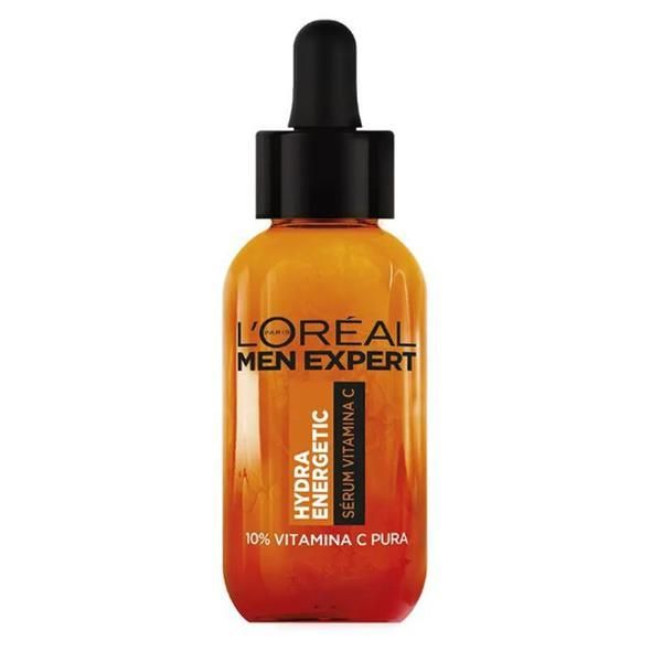 L'Oreal Paris Серум за лице с витамин C за мъже - L&#039;Oreal Paris Men Expert Hydra Energetic Vitamin Serum, 30 мл