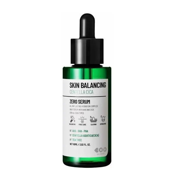 Dearboo Серум за почистване и балансиране с Centella Asiatica - Dearboo Skin Balancing Centella Cica Zero Serum (AHA-BHA-PHA), 60 мл