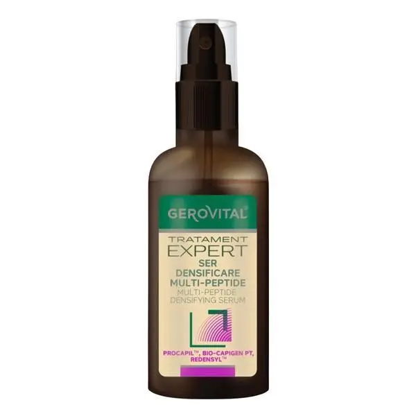 Gerovital Серум за уплътняване с мултипептиди - Gerovital Expert Leave-In Treatment Multi-Peptide Densifying Serum, 100 мл