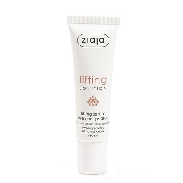 Ziaja Серум за зоната около очите и устните - Ziaja Lifting Solution Serum Eye And Lips Area, 30 мл