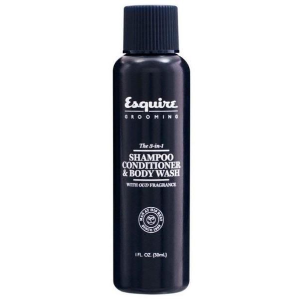 CHI Шампоан, Балсам и Душ Гел 3 в 1 за мъже - CHI Farouk Esquire Grooming 3 in 1 Shampoo, Conditioner &amp; Body Wash, 30мл