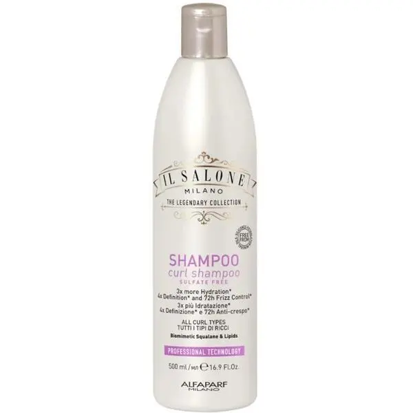 Alfaparf Milano Шампоан без сулфати за къдрава и вълниста коса - Il Salone Milano Curl Shampoo Sulfate Free, 500 мл