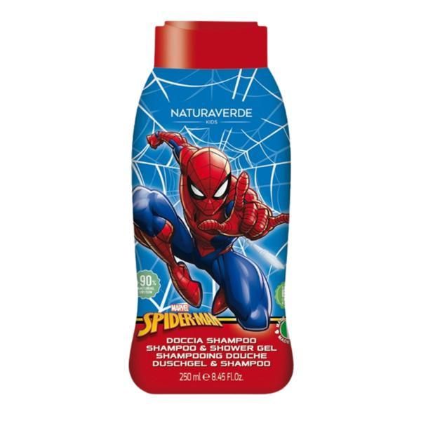 Naturaverde Шампоан и душ гел за деца с овесени ядки - Naturaverde Kids Spiderman Shampoo&amp;Shower Gel, 250 мл