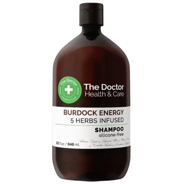 The Doctor Health & Care Шампоан против косопад - The Doctor Health &amp; Care Burdock Energy 5 Herbs Infused, 946 мл