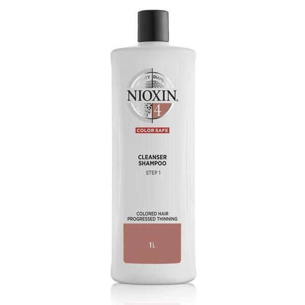 Nioxin Шампоан против косопад за боядисана коса - Nioxin System 4 Cleanser Shampoo, 1000 мл
