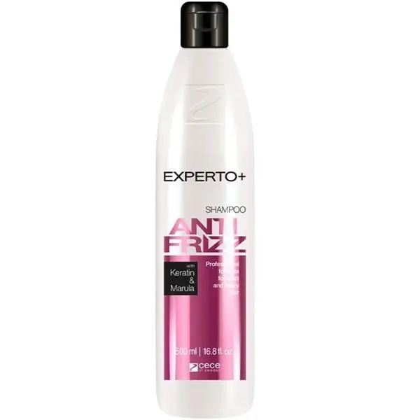 Experto+ Шампоан против накъдряне с кератин и масло от марула - Experto+ Anti-Frizz Professional Shampoo with Keratin and Marula Oil, 500 мл