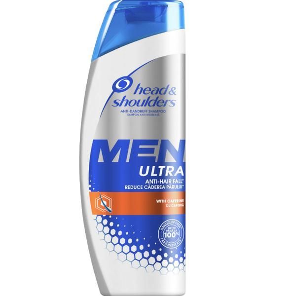 Head&Shoulders Шампоан против пърхот и предотвратяване на косопад за мъже Head&amp;Shoulders Anti Dandruff Shampoo Men Ultra Anti-hair Fall, 360 мл