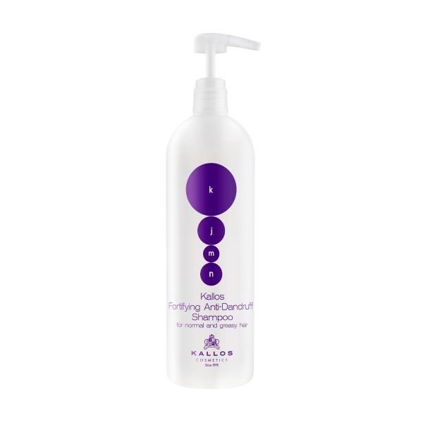 Kallos Шампоан против пърхот - Kallos KJMN Fortifying Anti-Dandruff Shampoo for Normal and Greasy Hair 1000мл