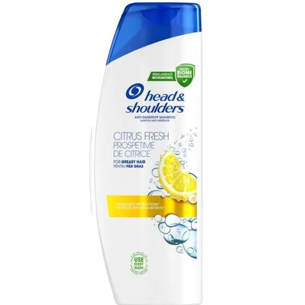 Head&Shoulders Шампоан против пърхот с екстракт от цитрус за мазна коса - Head&amp;Shoulders  Citrus Fresh за мазна коса, 500 мл