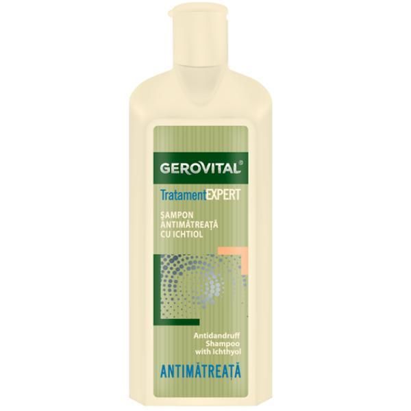 Gerovital Шампоан против пърхот с ихтиол - Gerovital Tratament Expert Antidandruff Shampoo with Ichthyol, 250мл
