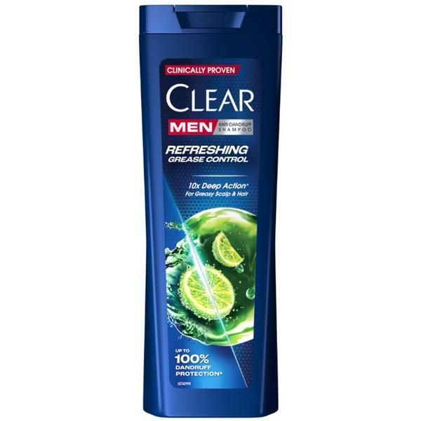 Clear Шампоан против пърхот за мъже - Clear Men Anti-Dandruff Refreshing Grease Control, 360 мл