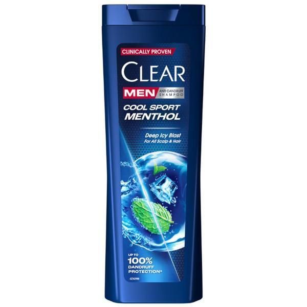 Clear Шампоан против пърхот за мъже - Clear Men Anti-Dandruff Shampoo Cool Sport Menthol, 360 мл