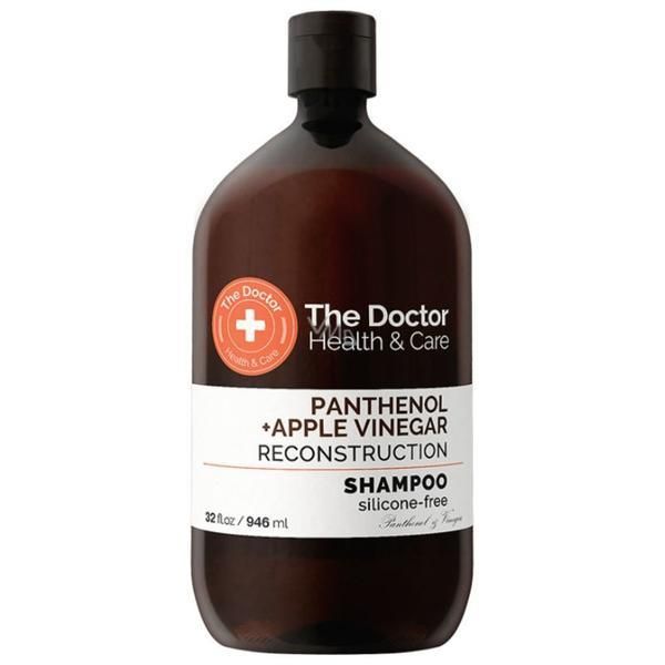 The Doctor Health & Care Шампоан Reconstructor - The Doctor Health &amp; Care Panthenol + Apple Vinegar Reconstruction, 946 мл