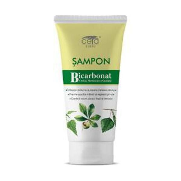 Ceta Sibiu Шампоан с бикарбонат, коприва, бреза и кестен Ceta, 200мл