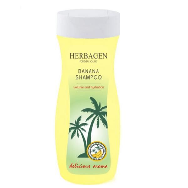 Herbagen Шампоан с екстракт от банан - Herbagen Banana Shampoo Volume and Hydration, 300 мл