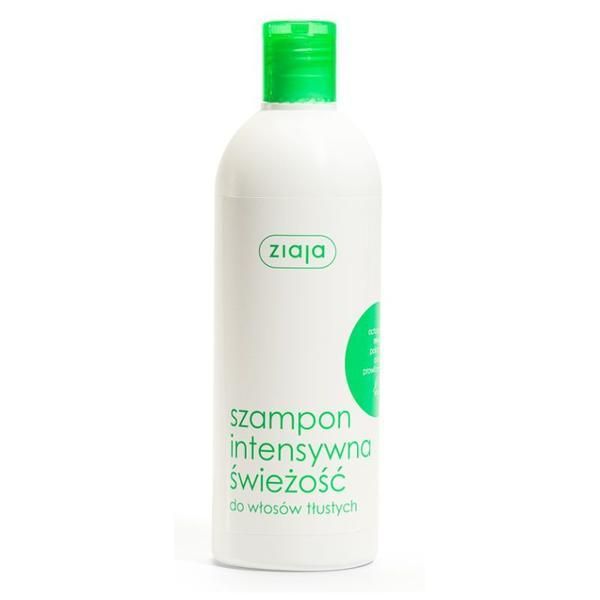 Ziaja Шампоан с мента, октопирокс и коприва за мазна коса - Ziaja Szampon Intensywna Swiezosc, 400 мл