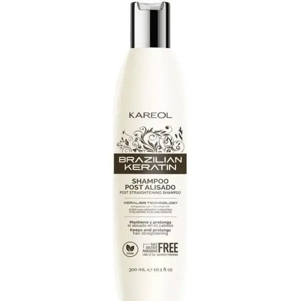 Kareol Шампоан след изправяне с кератин - Kareol Brazilian Keratin Post Straightening Shampoo, 300 мл