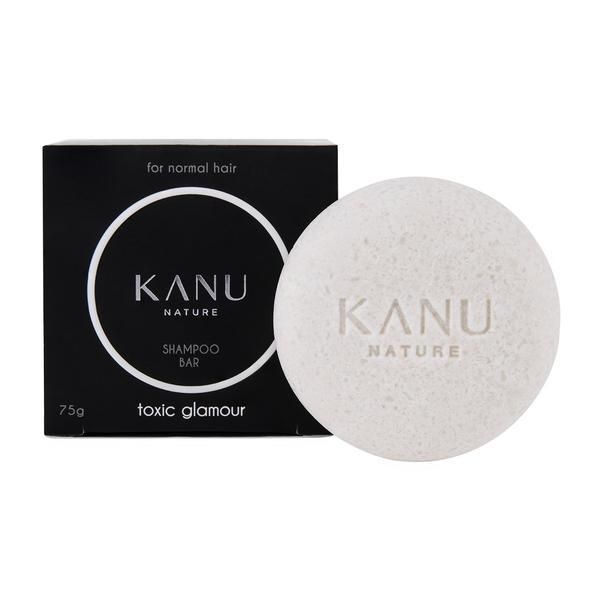Kanu Nature Шампоан Solid Glamour в картонена кутия за нормална коса - KANU Nature Shampoo Bar за нормална коса Toxic Glamour, 75 гр