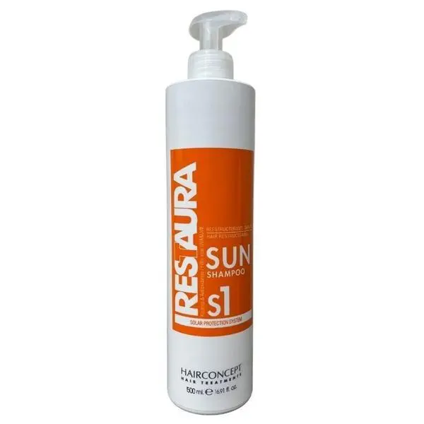 Hair Concept Шампоан със слънчева защита - HairConcept Restaura S1, 500 мл