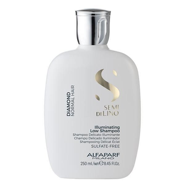 Alfaparf Milano Шампоан за блясък за нормална коса - Alfaparf Milano Semi Di Lino Diamond Illuminating Low Shampoo, 250мл