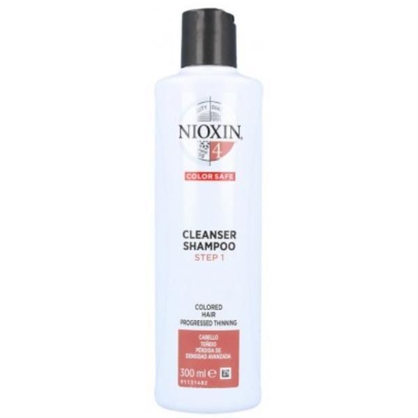 Nioxin Шампоан за боядисана и увредена коса - Nioxin System 4 Color Safe Cleanser Шампоан 300 мл