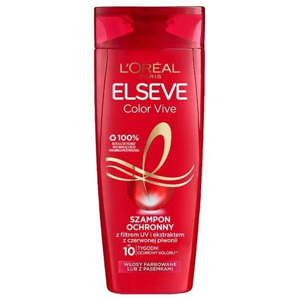 L'Oreal Paris Шампоан за боядисана коса L&#039;Oreal Paris - Elseve Color Vive Shampoo, 400 мл