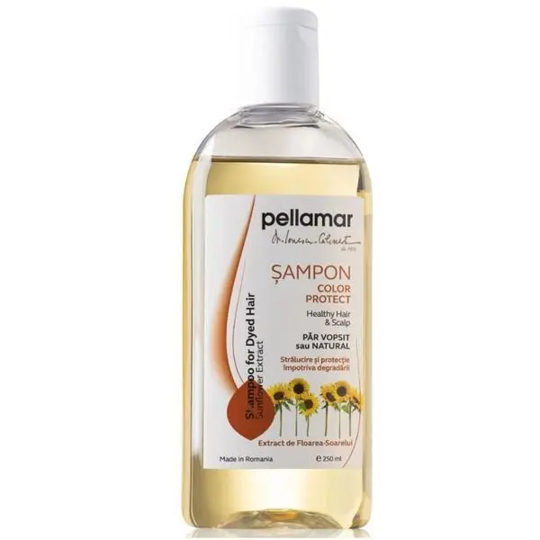 Pellamar Шампоан за боядисана коса с екстракт от слънчоглед - Pellamar Color Protect , 250 мл