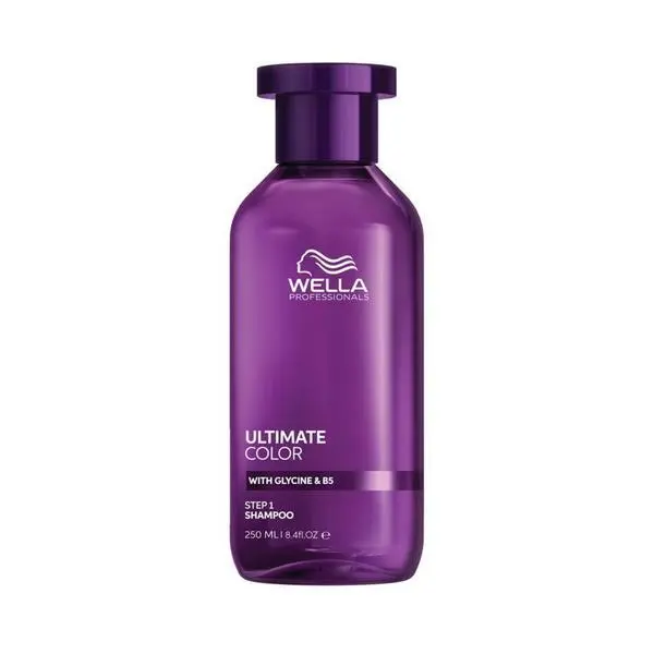 Wella Professionals Шампоан за боядисана коса с глицин и B5 - Wella Professionals Ultimate Color Shampoo, 250 мл