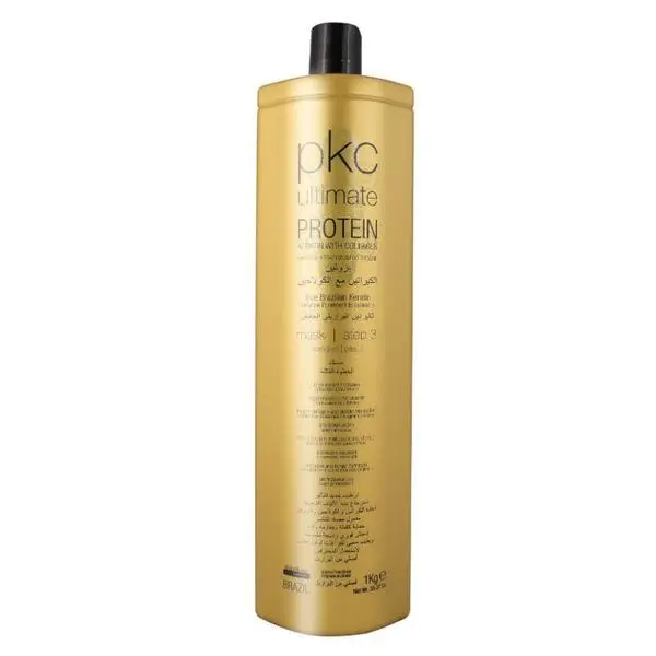 Pkc Ultimate Шампоан за гъста и устойчива коса** Стъпка 1, след перманентно удължаване на косата - PKC Ultimate Protein Shampoo Step 1, 1000 мл