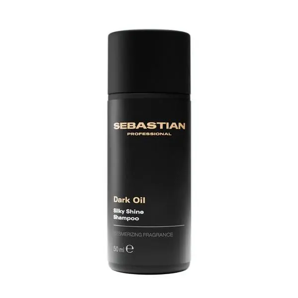 Sebastian Professional Шампоан за копринено мека и блестяща коса - Sebastian Professional Dark Oil Silky Shine Shampoo, 50 мл