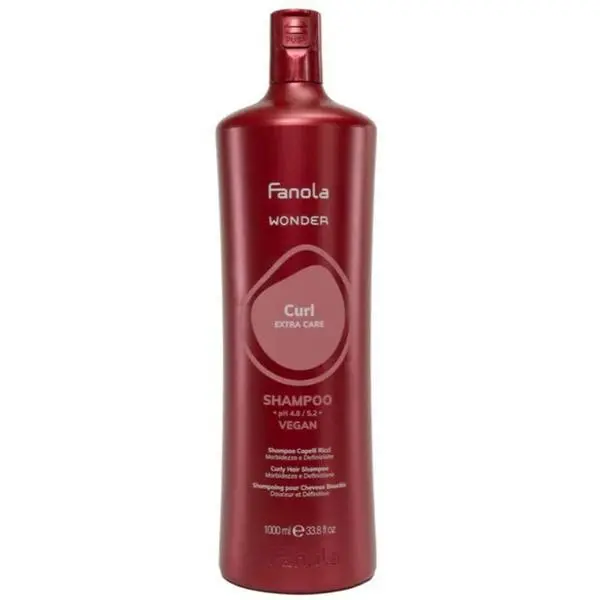 Fanola Шампоан за къдрава коса - Fanola Wonder Curl Extra Care Curly Hair Shampoo, 1000 мл