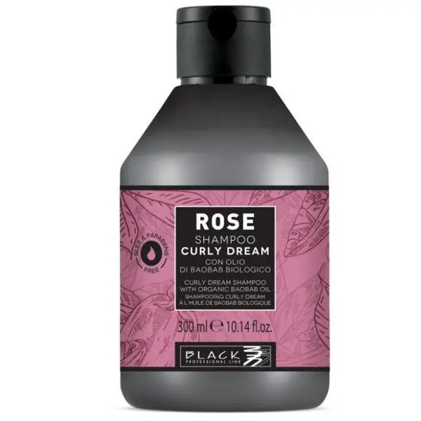 Black Professional Line Шампоан за къдрава коса с масло от баобаб - Black Professional Line Rose Curly Dream Shampoo, 300 мл