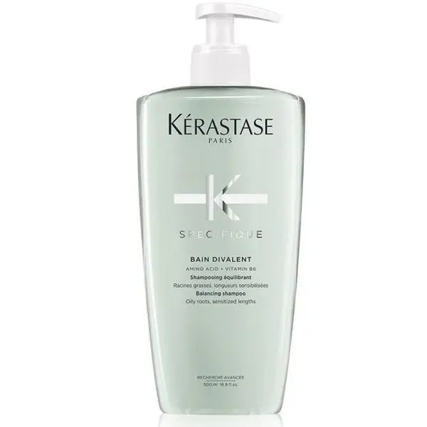 Kerastase Шампоан за мазна коса и скалп - Kerastase Specifique Bain Divalent Shampoo, 500 мл