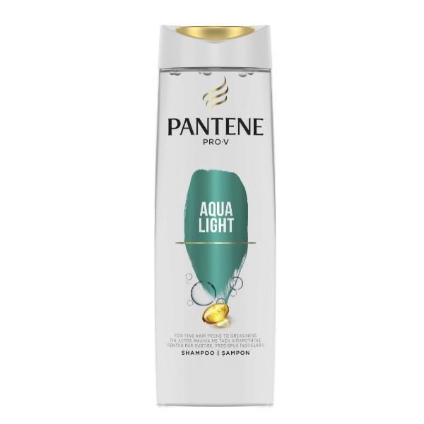 Pantene Шампоан за мазна коса - Pantene Pro-V Aqua Light Shampoo, 400 мл