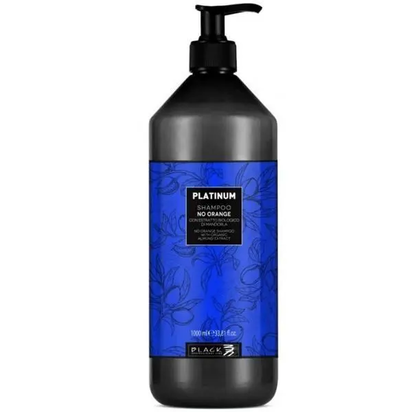 Black Professional Line Шампоан за неутрализиране на оранжеви тонове - Black Professional Line Platinum No Orange Shampoo, 1000 мл