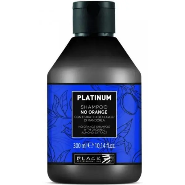 Black Professional Line Шампоан за неутрализиране на оранжеви тонове - Black Professional Line Platinum No Orange Shampoo, 300 мл