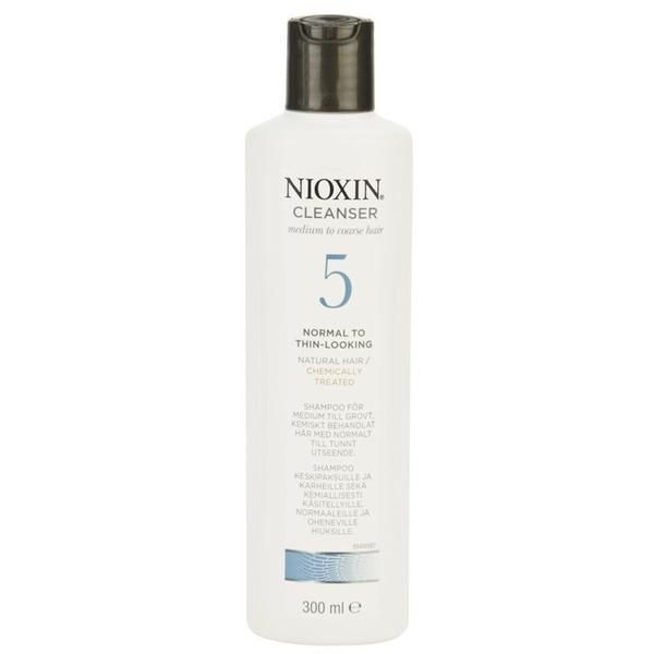 Nioxin Шампоан за нормална до груба и тънка коса - Nioxin System 5 Cleanser Shampoo 300 мл