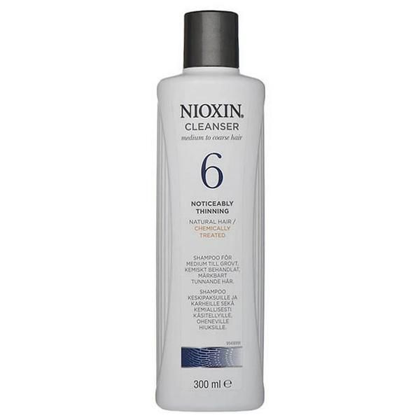 Nioxin Шампоан за нормална до груба и тънка коса - Nioxin System 6 Cleanser Shampoo 300 мл