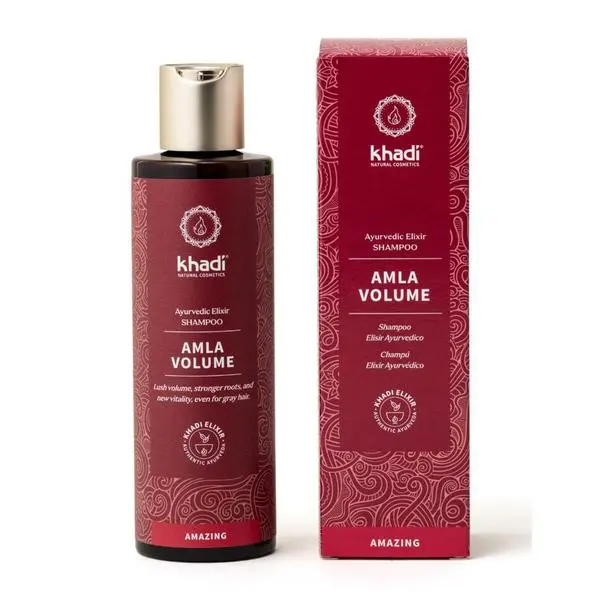 Khadi Шампоан за обем и блясък - Khadi Ayurvedic Elixir Shampoo Amla Volume, 200 мл