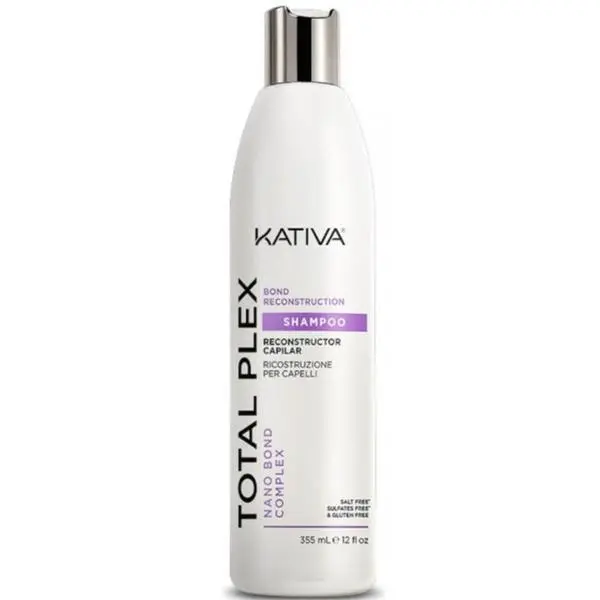 Kativa Шампоан за реконструкция на космените влакна - Kativa Total Plex Bond Reconstruction Shampoo, 355 мл