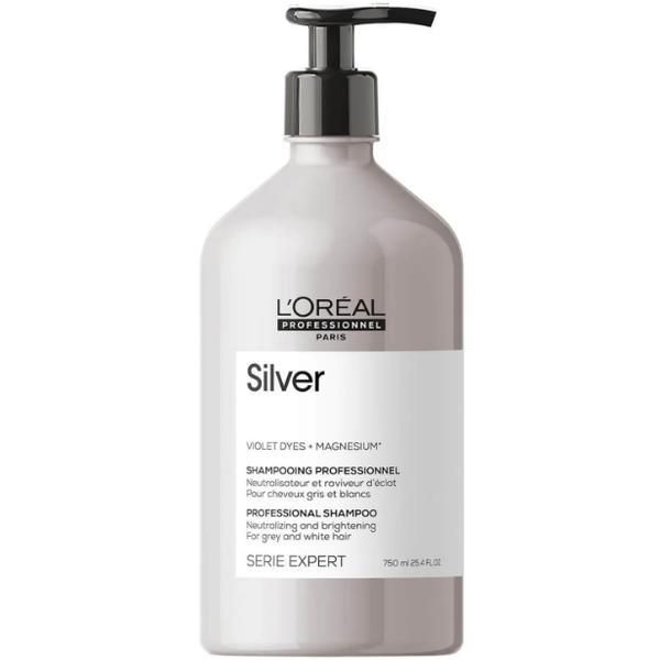 L'oreal Professionnel Шампоан за сива коса - L&#039;oreal Professionnel Series Expert Silver, 500 мл