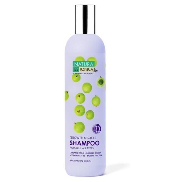 Natura Estonica Шампоан за стимулиране на растежа на косата - Natura Estonica Hair Growth Miracle Shampoo, 400 мл