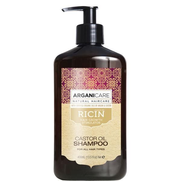 Arganicare Шампоан за стимулиране растежа на косата с рициново масло за всички типове коса Arganicare, 400 мл