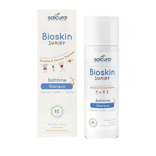 Salcura Natural Skin Therapy Шампоан за сух скалп с екзема за деца и бебета Bioskin Salcura, 200 мл