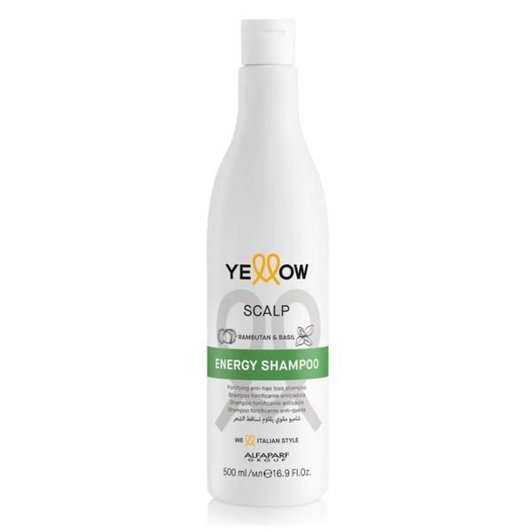 Alfaparf Milano Шампоан за укрепване на отслабена коса - Alfaparf Milano Yellow Scalp Energy Shampoo, 500 мл