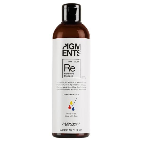 Alfaparf Milano Шампоан за увредена боядисана коса - Alfaparf Milano Pigments Reparative Shampoo 200 мл
