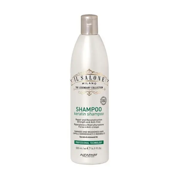 Alfaparf Milano Шампоан за увредена и отслабена коса -Il Salone Milano Professional Keratin Shampoo, 500 мл