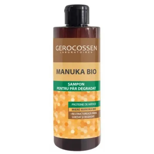 Gerocossen Шампоан за увредена коса - Gerocossen Manuka Bio, 400 мл