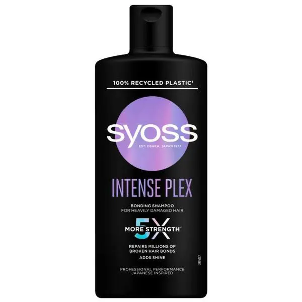 Syoss Шампоан за увредена коса - Syoss Intense Plex Bonding Shampoo for Heavily Damaged Hair, 440 мл